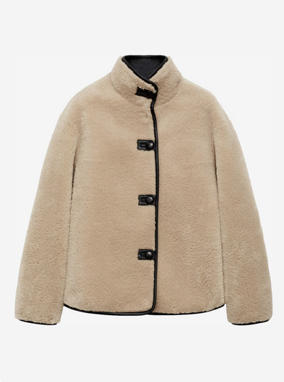 ZELDA - BEIGE WOOLEN JACKET